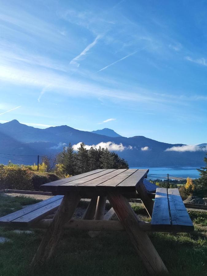 Chambre Vue Lac Av Piscine Prunières المظهر الخارجي الصورة