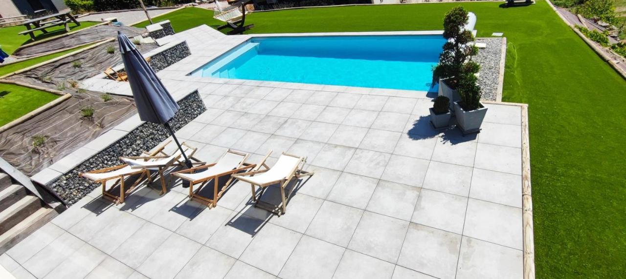 Chambre Vue Lac Av Piscine Prunières المظهر الخارجي الصورة