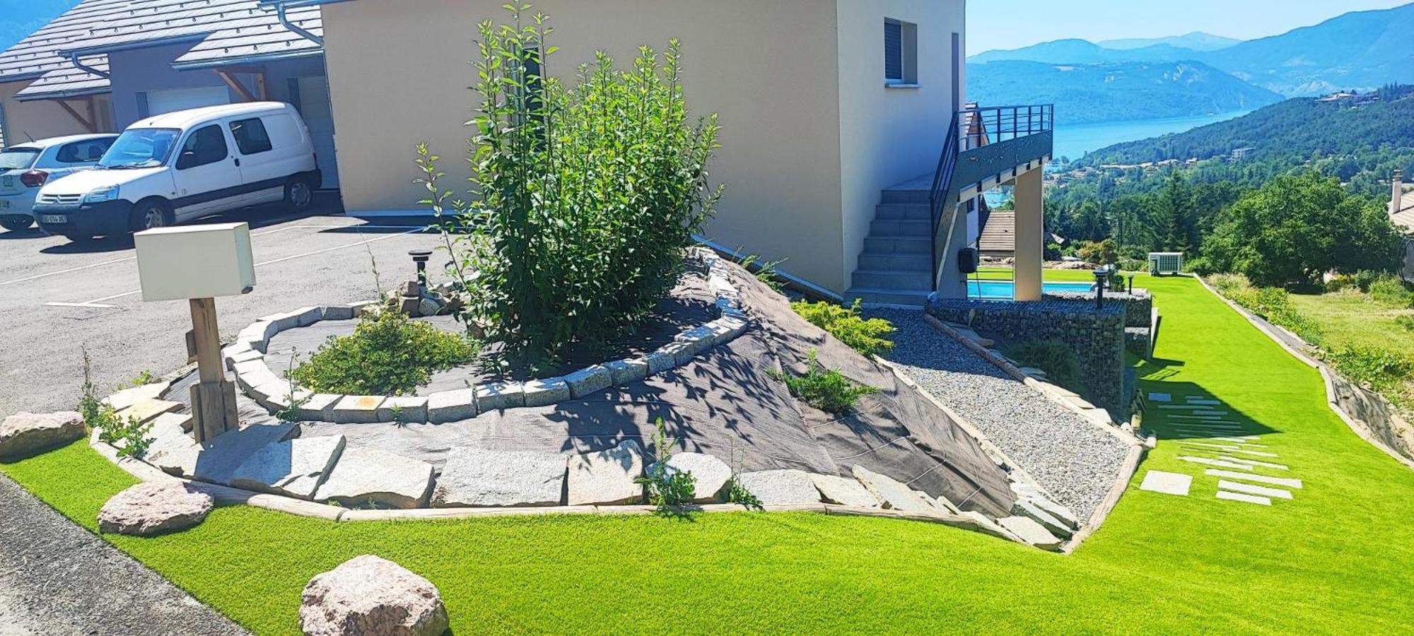 Chambre Vue Lac Av Piscine Prunières المظهر الخارجي الصورة